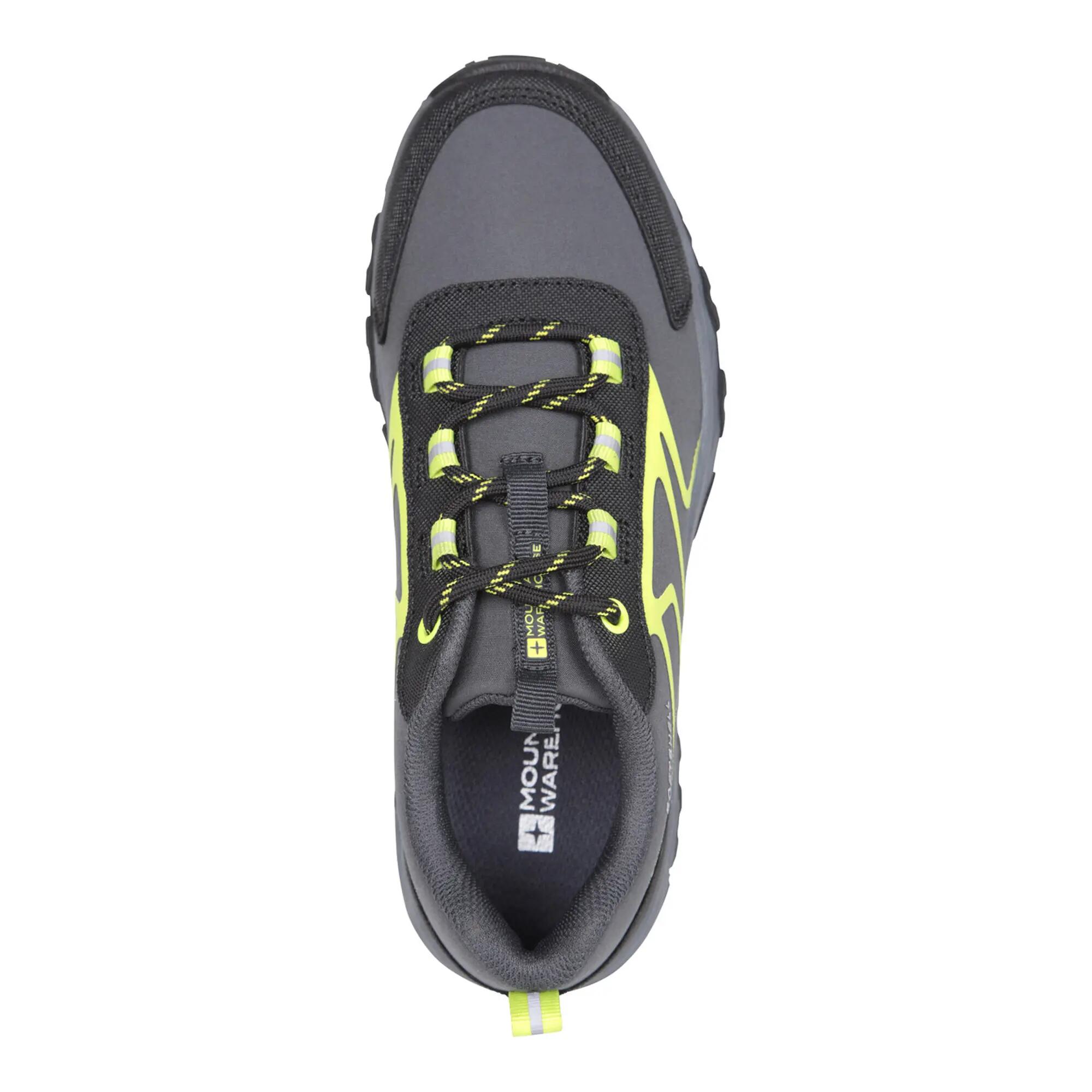 Childrens/Kids Softshell Walking Shoes (Green) 4/6