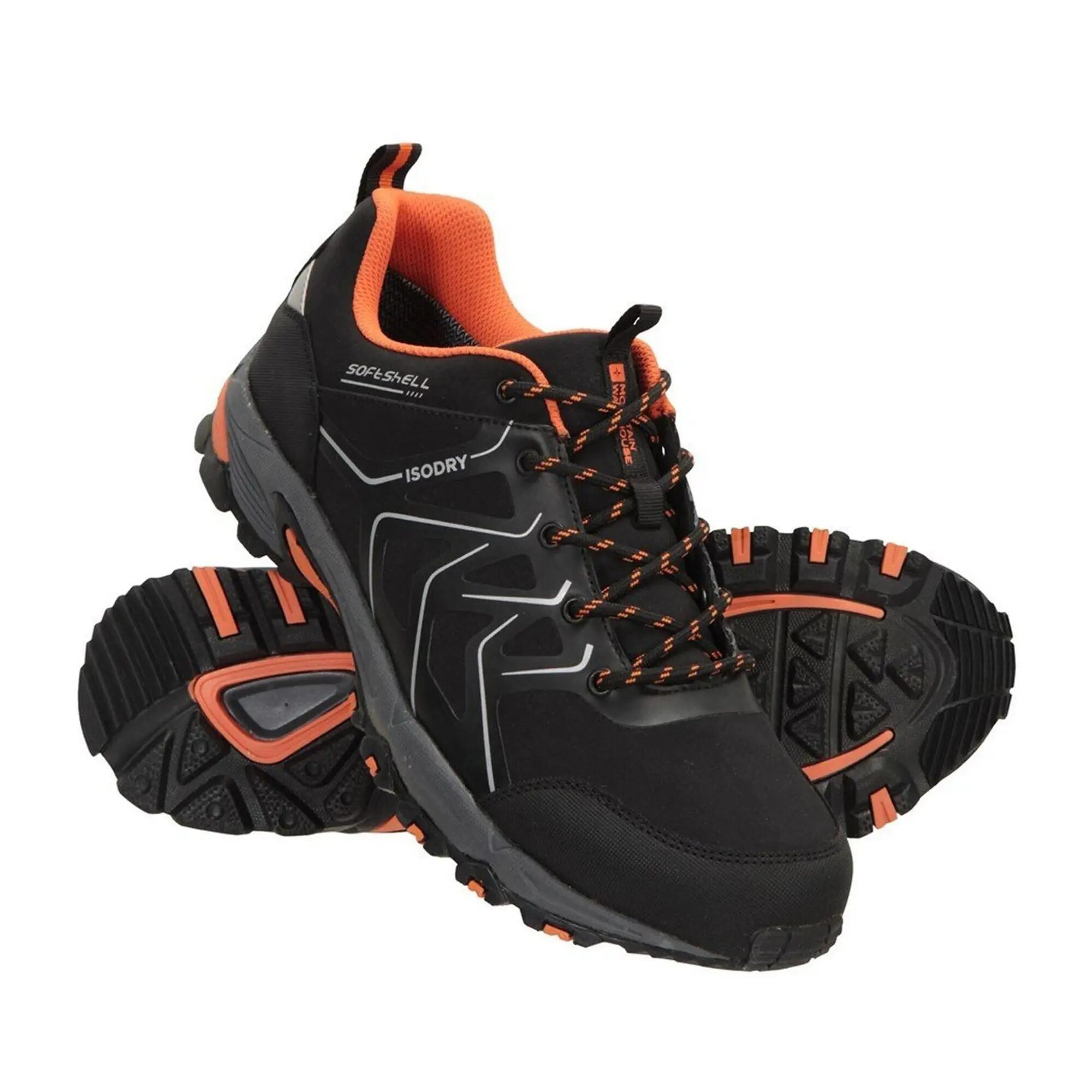 Mens Shadow Softshell Waterproof Walking Shoes (Black) 5/6