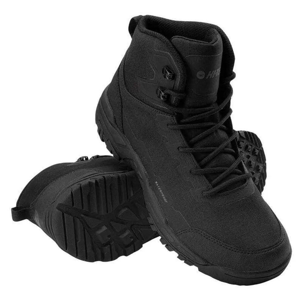 Heren Ilinoi Waterdichte Halfhoge Knip Schoenen (Zwart) 6/6