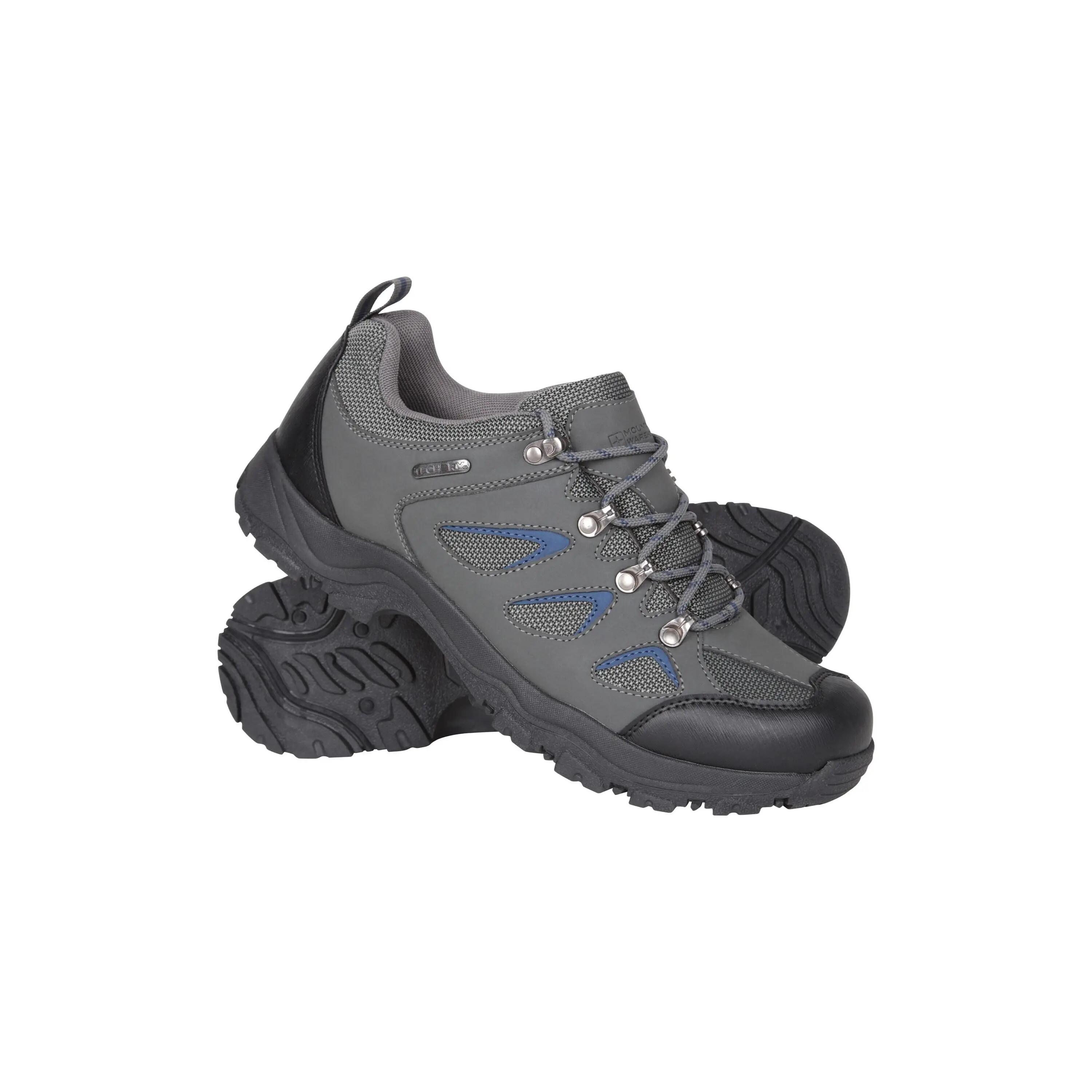 Mens Adventure Waterproof Walking Shoes (Dark Grey) 6/6
