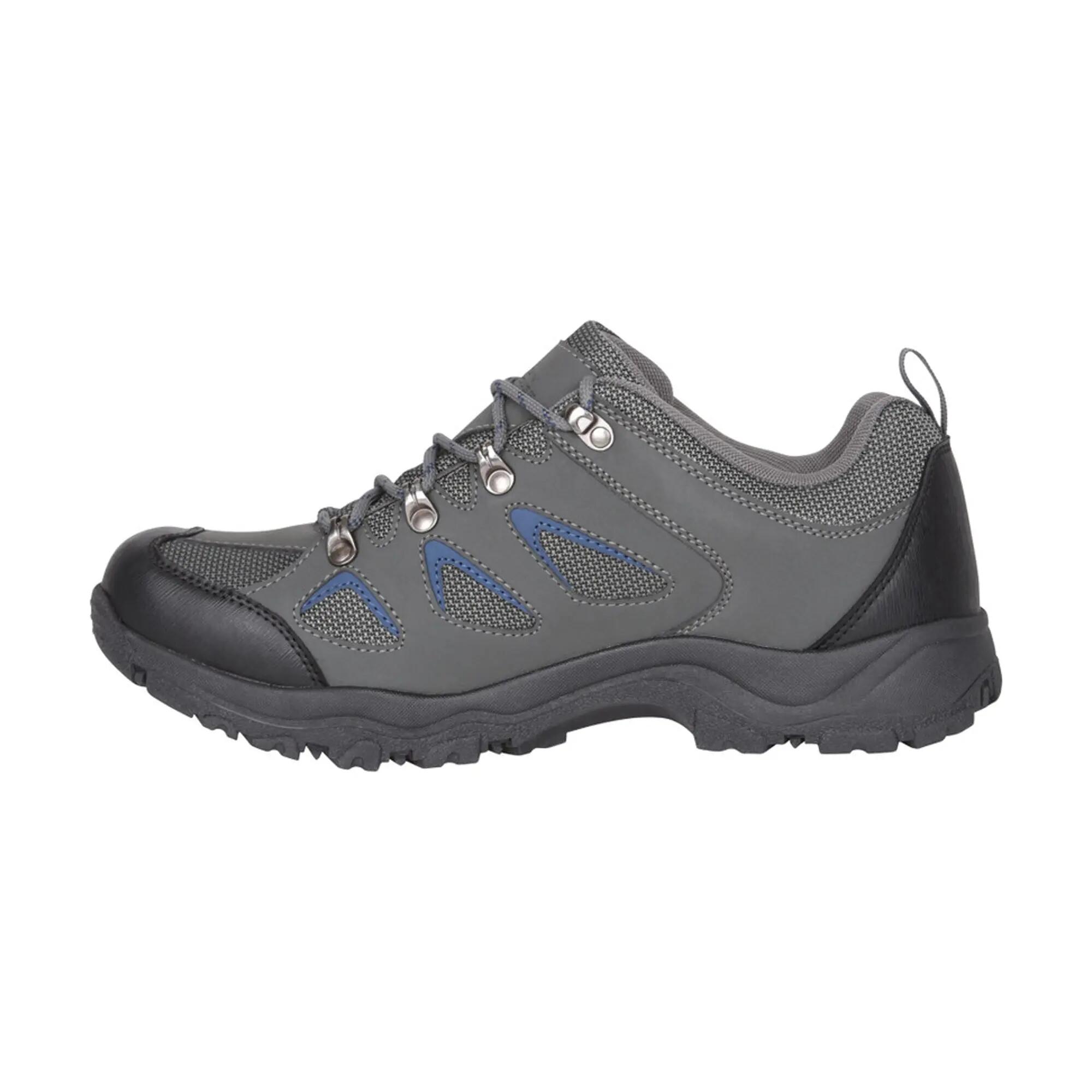 Mens Adventure Waterproof Walking Shoes (Dark Grey) 3/6