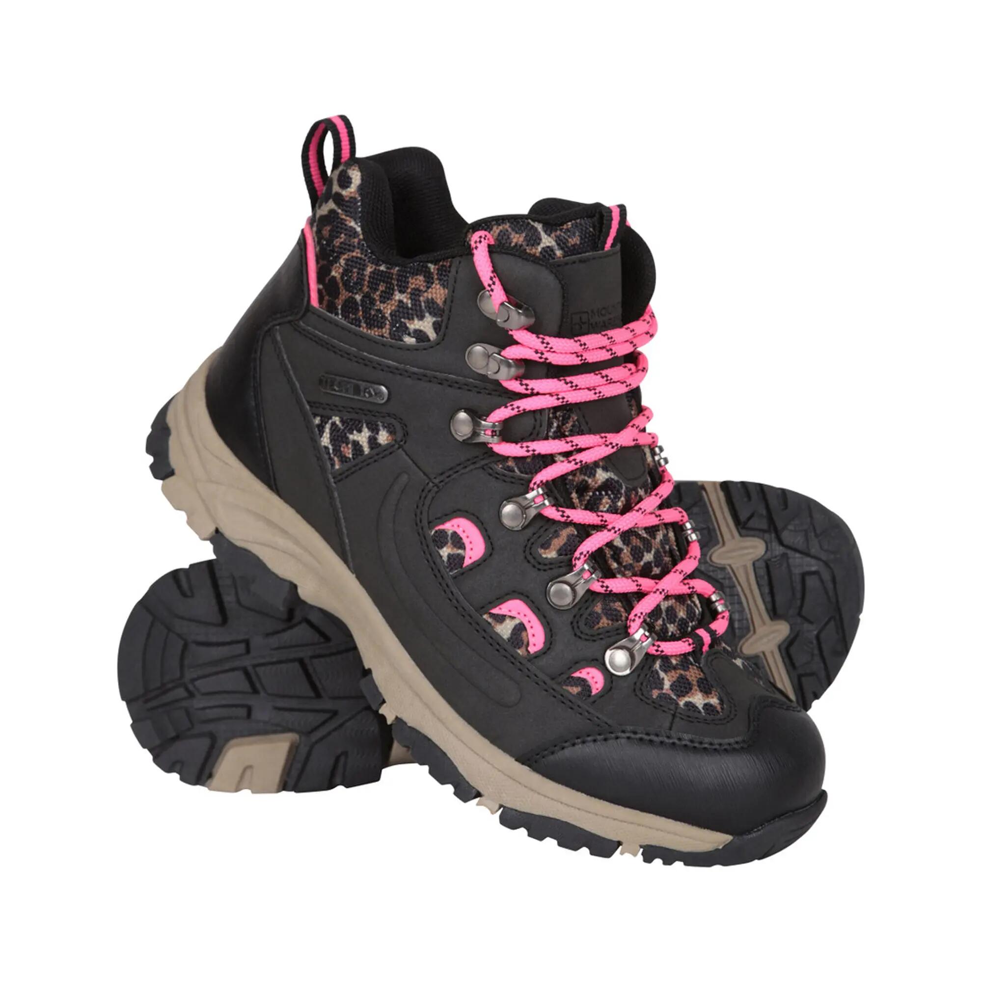 Stivali Da Neve Stampato Bambini Mountain Warehouse Adventurer Rosa Acceso 5/5