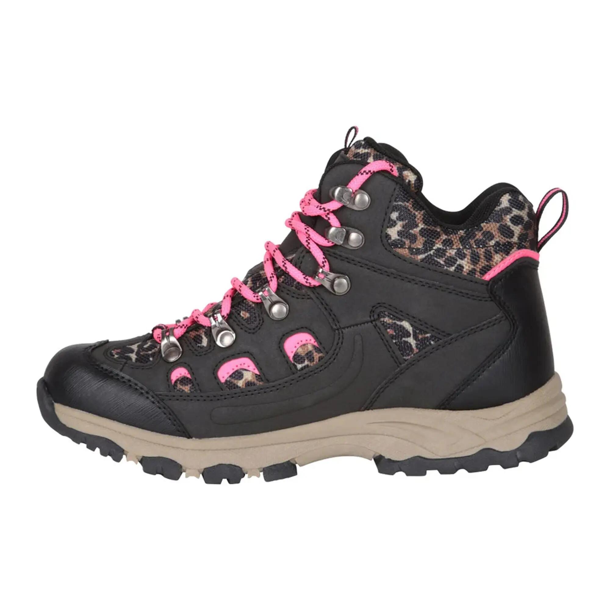Stivali Da Neve Stampato Bambini Mountain Warehouse Adventurer Rosa Acceso 3/5