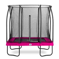 Trampoline - Comfort Edition - 214 x 153 cm - Rechthoekig Roze