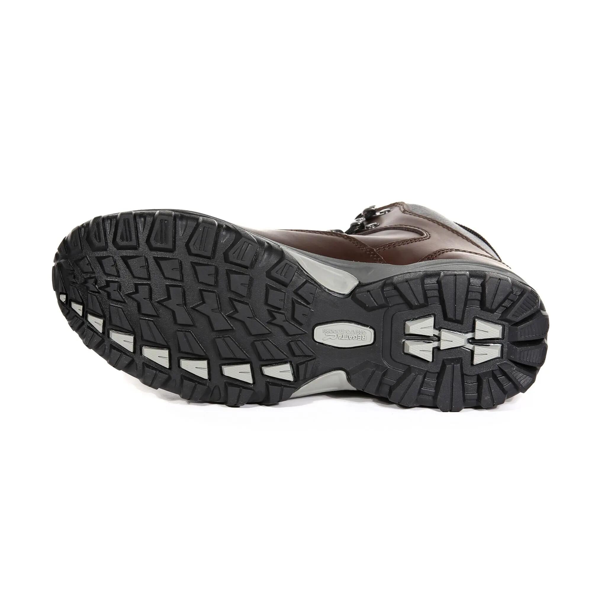 Grote buitenshuis Heren Bainsford Waterdichte Leren Wandelschoenen (Veen) 6/6
