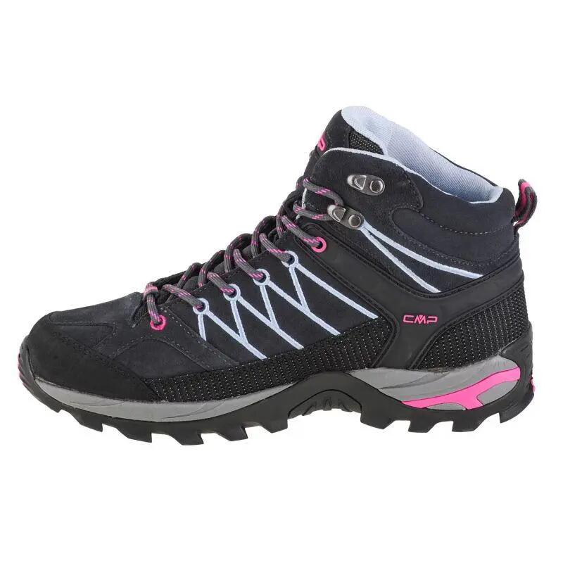 Botas a los Tobillos de Ante Rigel para Mujer Gris, Rosa 6/6