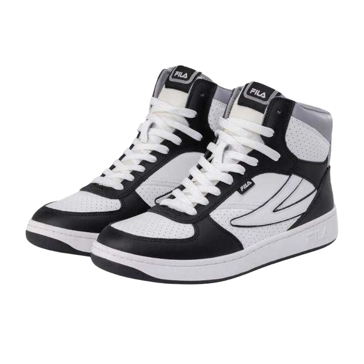 Scarpe Sportive PelleUomo Fila Sevaro Bianco Nero 6/6