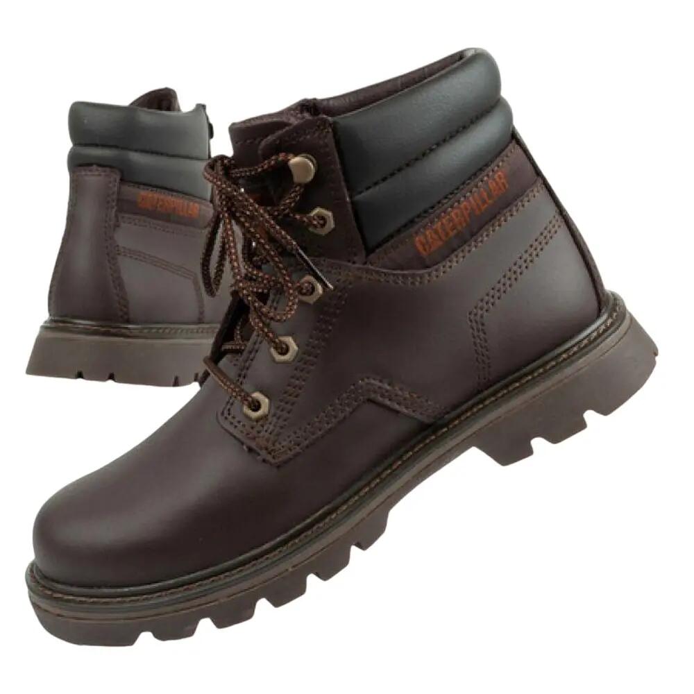 Stivaletti Pelle InvernoUomo Caterpillar Quadrate Marrone 6/7