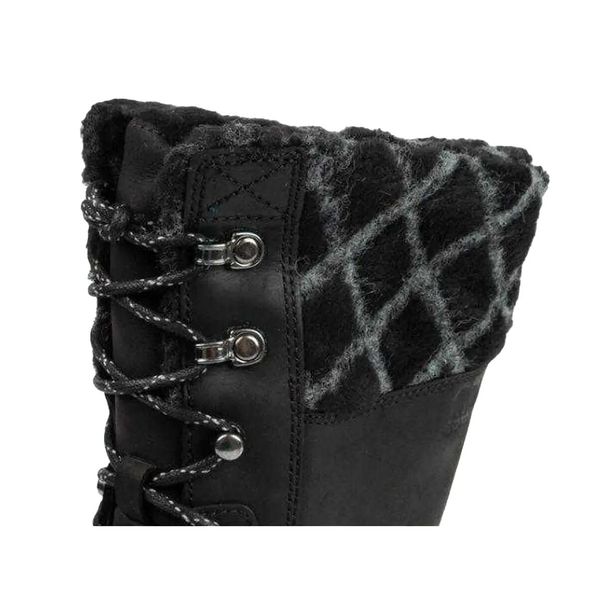 Botas altas hasta la rodilla de Cuero para Mujer Negro 5/5