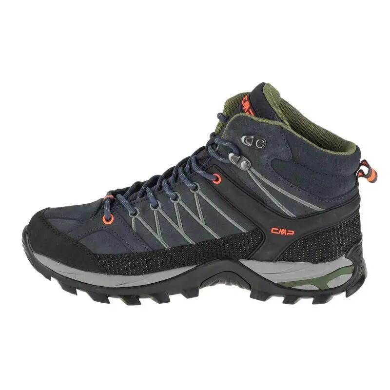 Botas a los Tobillos de Cueros Rigel para Hombre Azul Marino, Gris 6/6