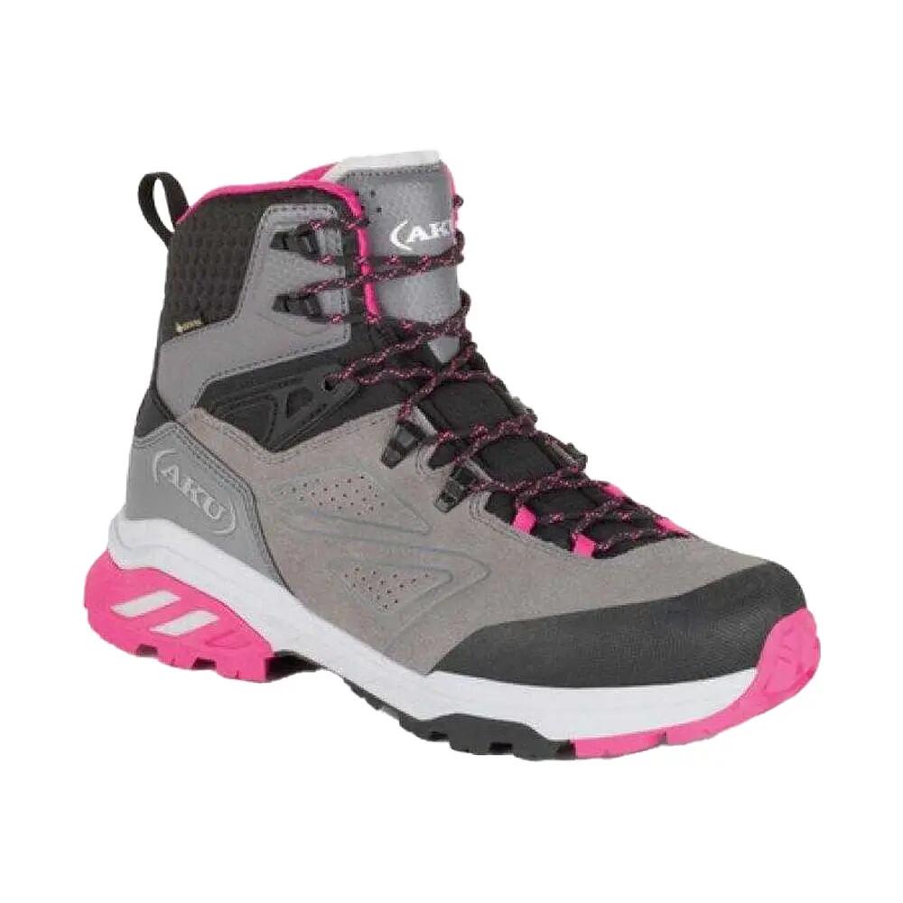 Zapato de Cuero Reactive GTX Senderismo para Mujer Gris, Plateado 5/6