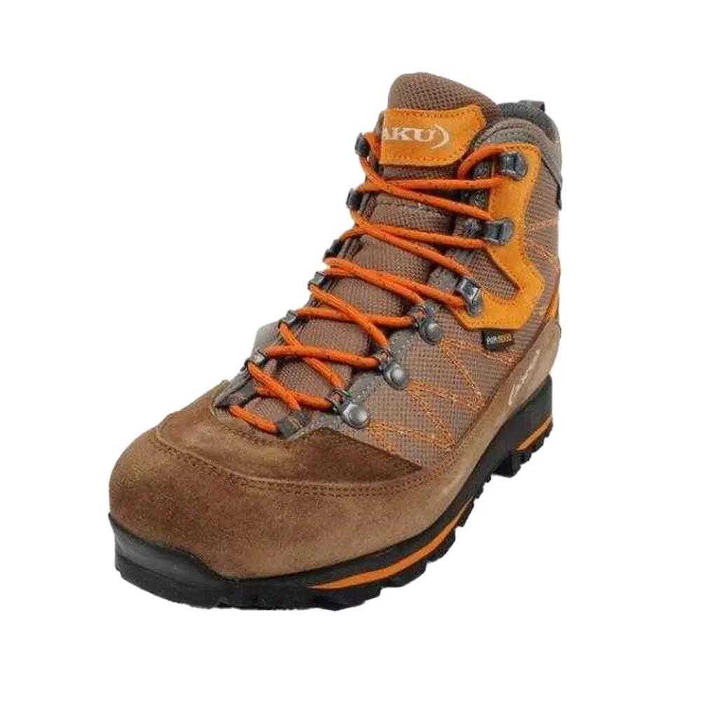 Dames Trekker Leren GORETEX Trekking Trainers (Bruin) 5/5