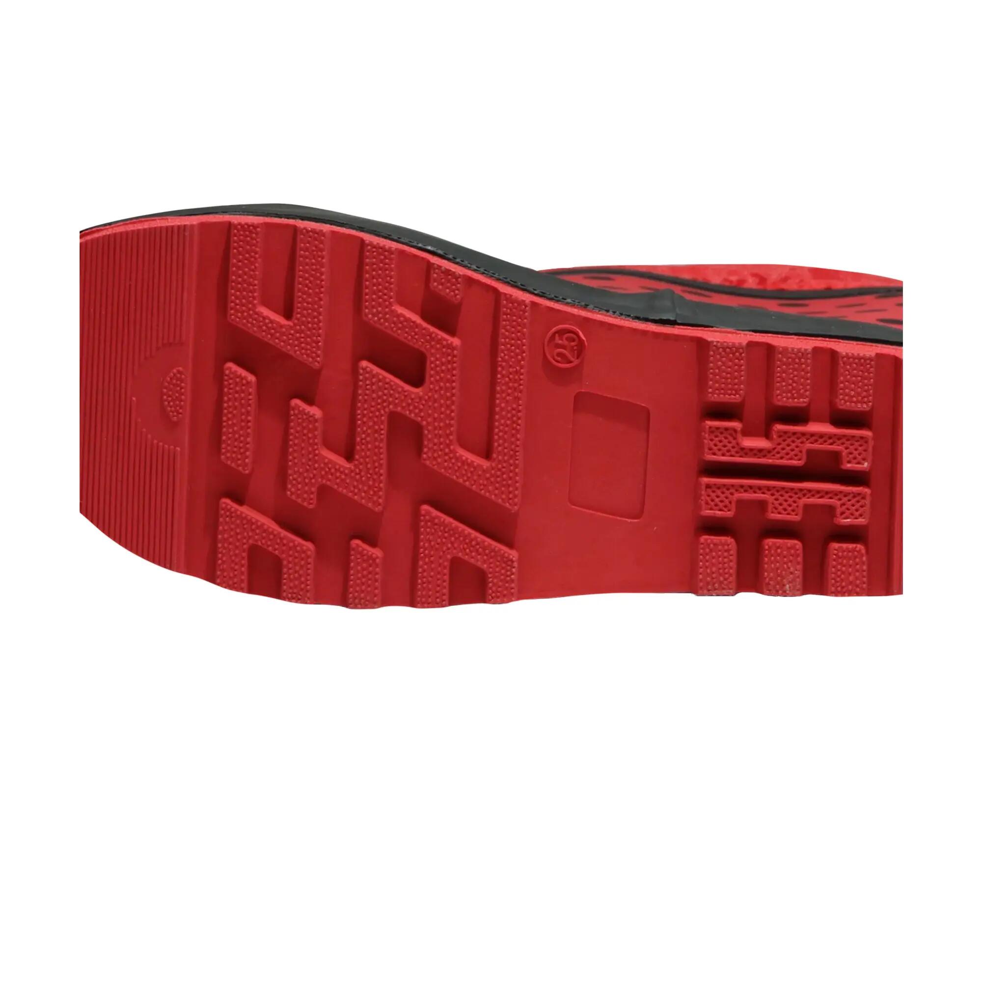 Regatta Stivali Di Gomma Dinosauro Bambini Dare 2B Mudplay Rosso Nero Dot 6/7