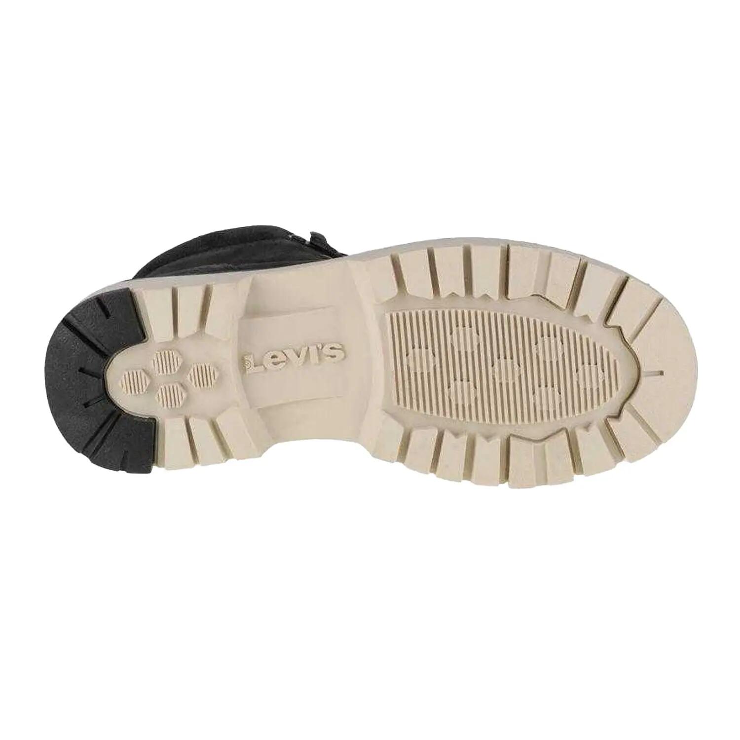Dames Solvi Nubuck Enkellaarsjes (Zwart) 6/6