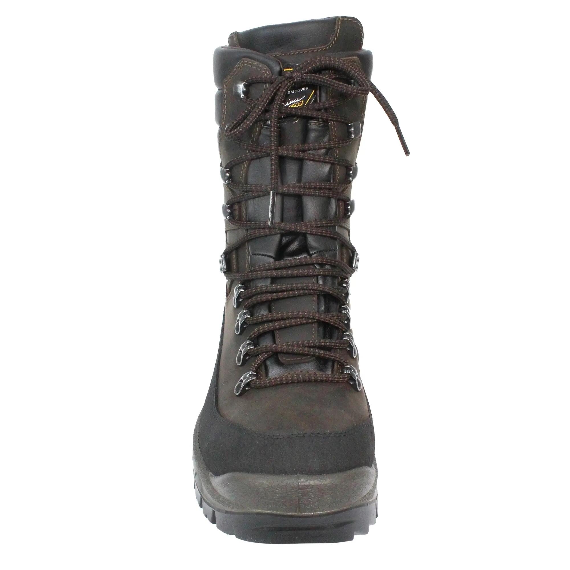 Scarponcini Da Passeggio Pelle Cerata Uomo Grisport Gamekeeper Marrone Nero 5/5