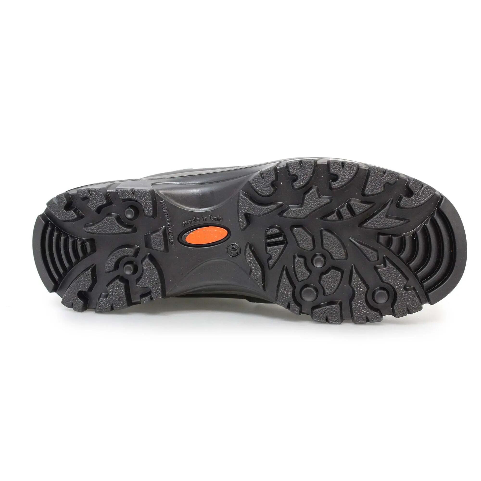 Scarponcini Da Trekking Pelle Cerata Uomo Grisport Peaklander Nero 5/5