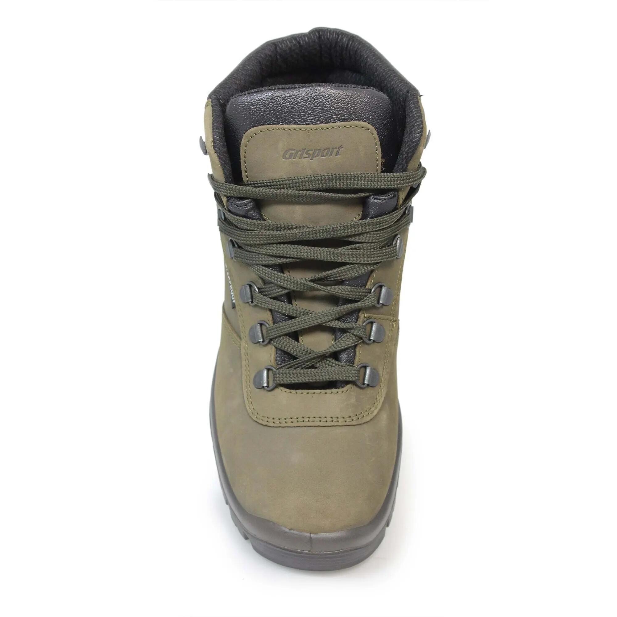 Scarponcini Da Trekking Nabuk Uomo Grisport Glencoe Verde 6/6
