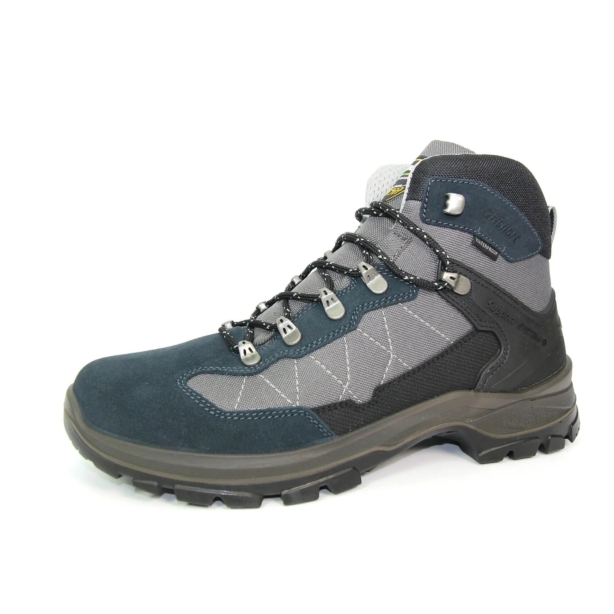 Wanderstiefel "Excalibur", Wildleder Herren Blau/Grau 6/6