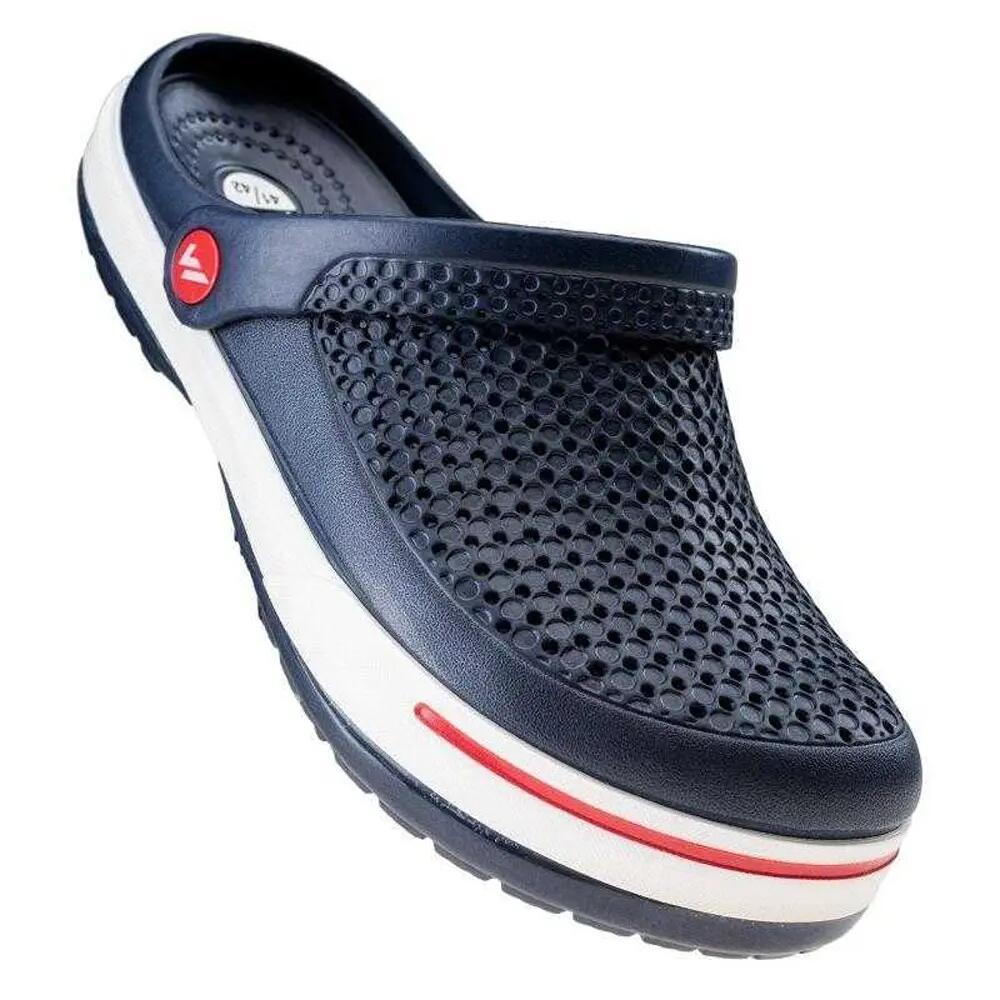 Zuecos Jeremi Diseño Agujeros Pequeños para Hombre Azul Marino 6/6