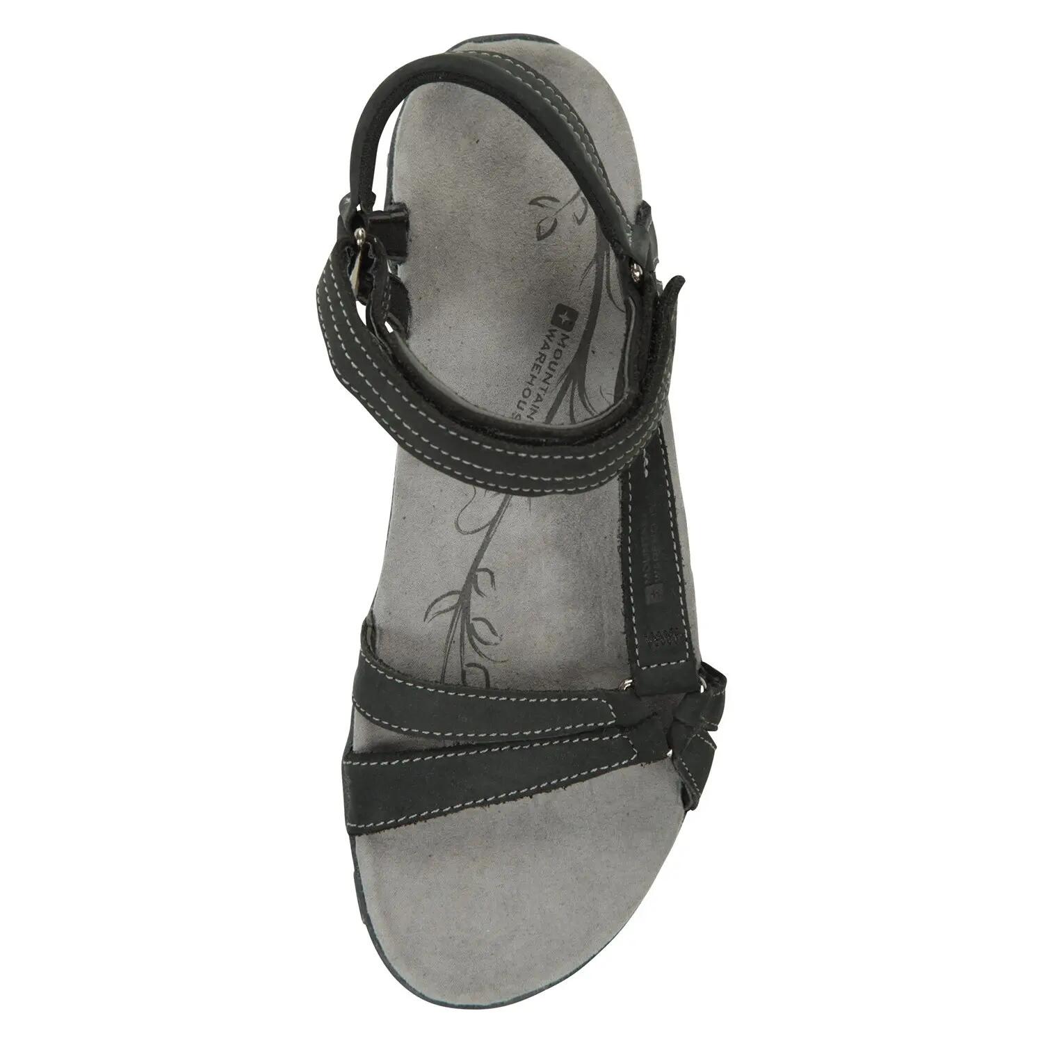 Sandalen "Kokomo", Nubukleder Damen Schwarz 5/6