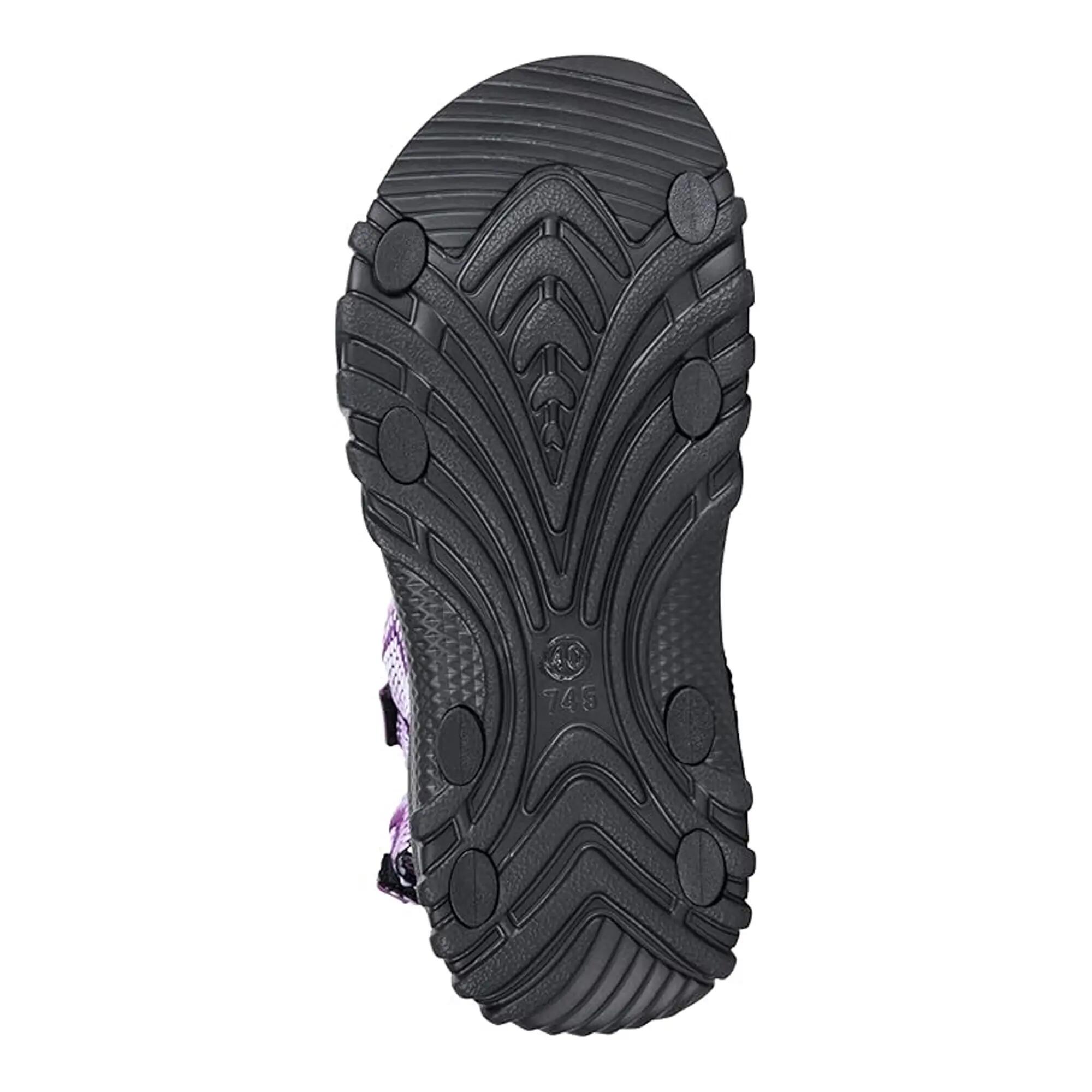 Womens/Ladies Cyprus Chevron Sandals (Purple) 6/6