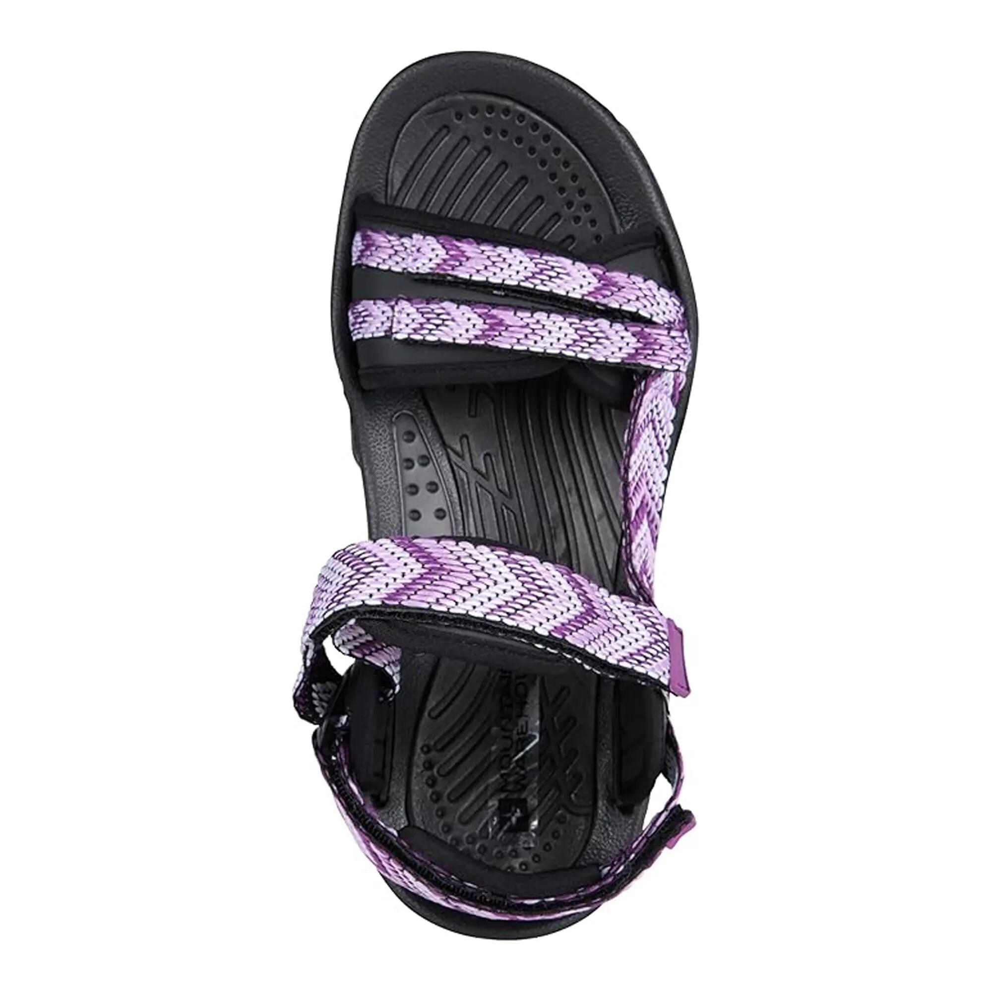 Womens/Ladies Cyprus Chevron Sandals (Purple) 5/6