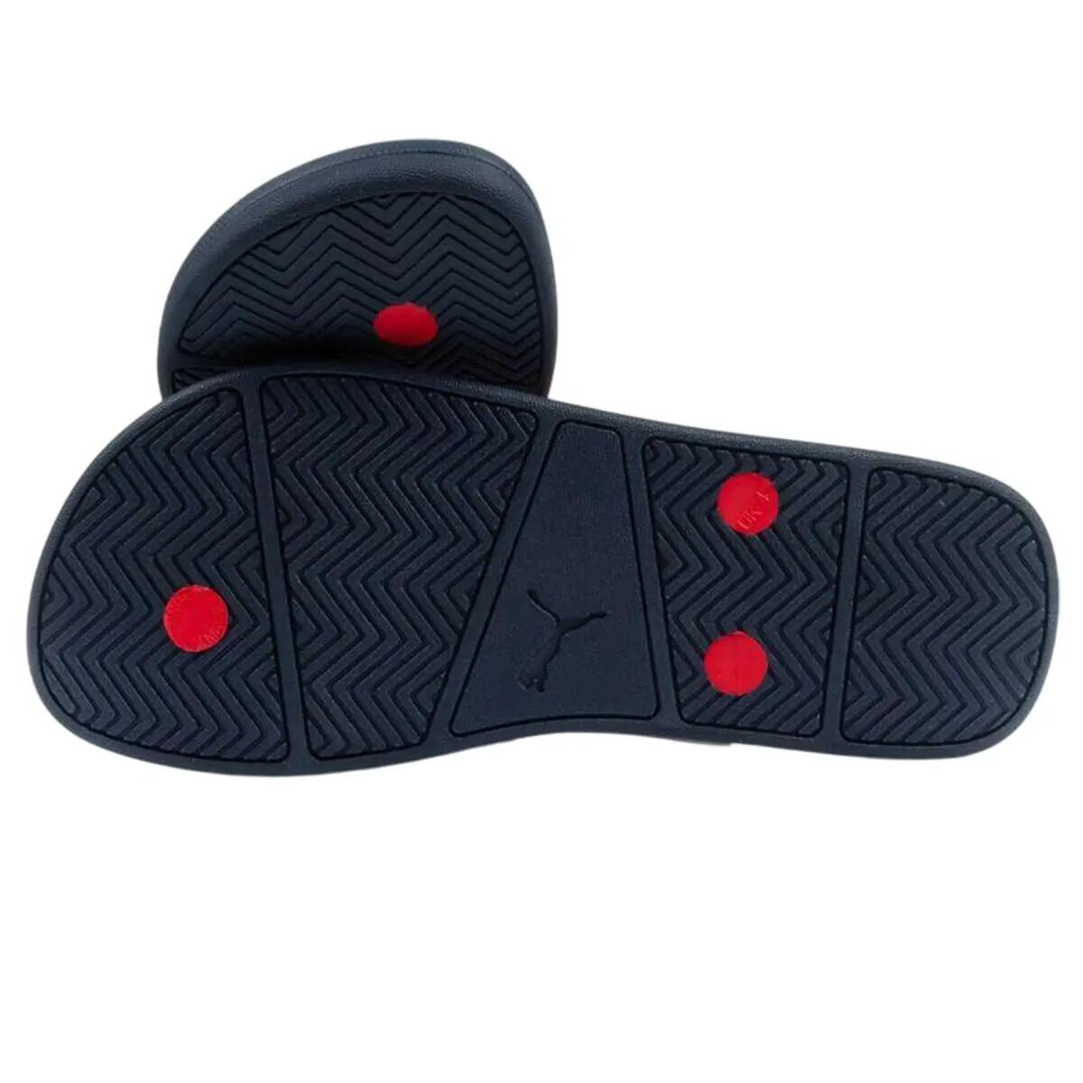 Flipflops "Comfy" Herren Dunkles Marineblau/Rot 7/9