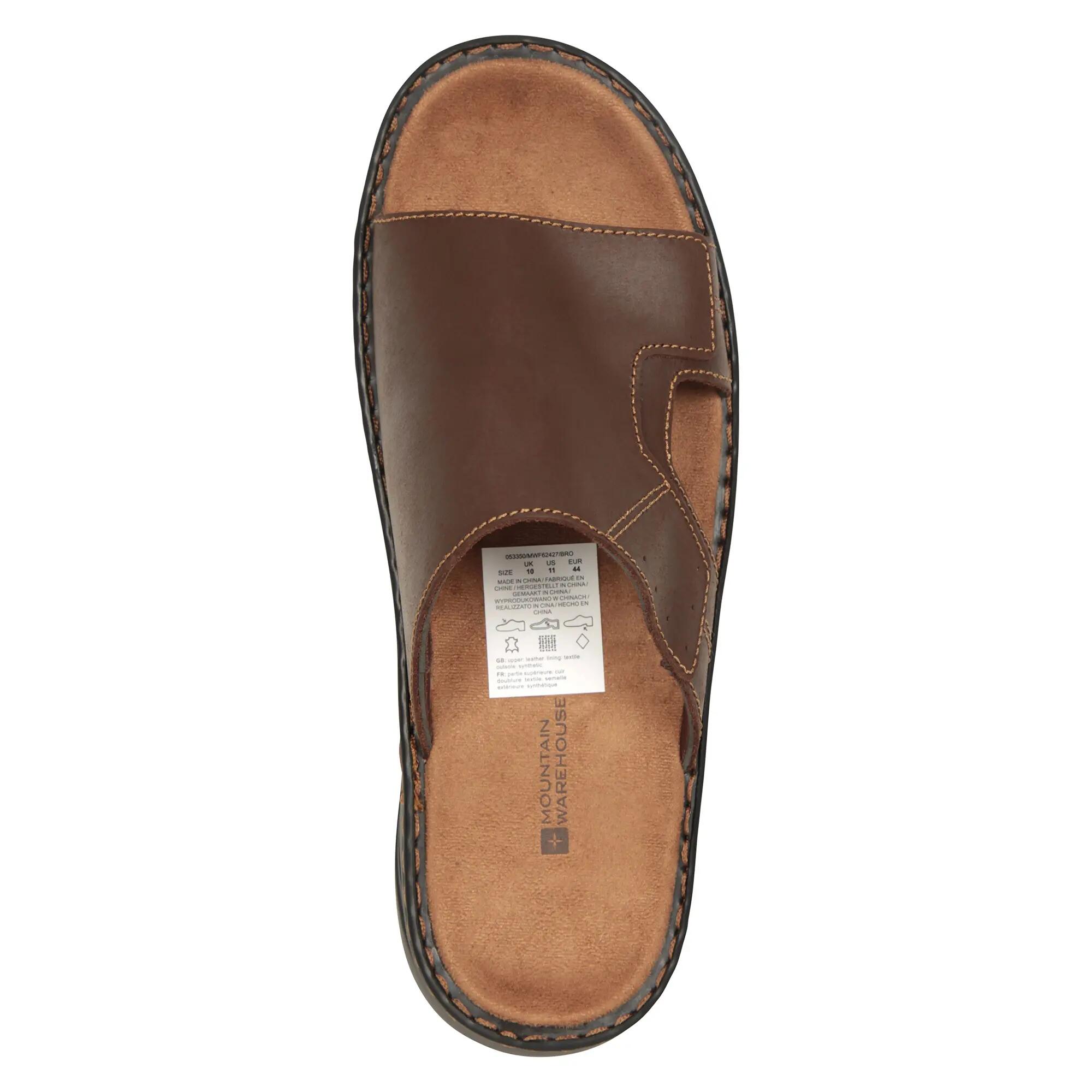 Sandalen "Comfort", Leder Herren Braun 5/6