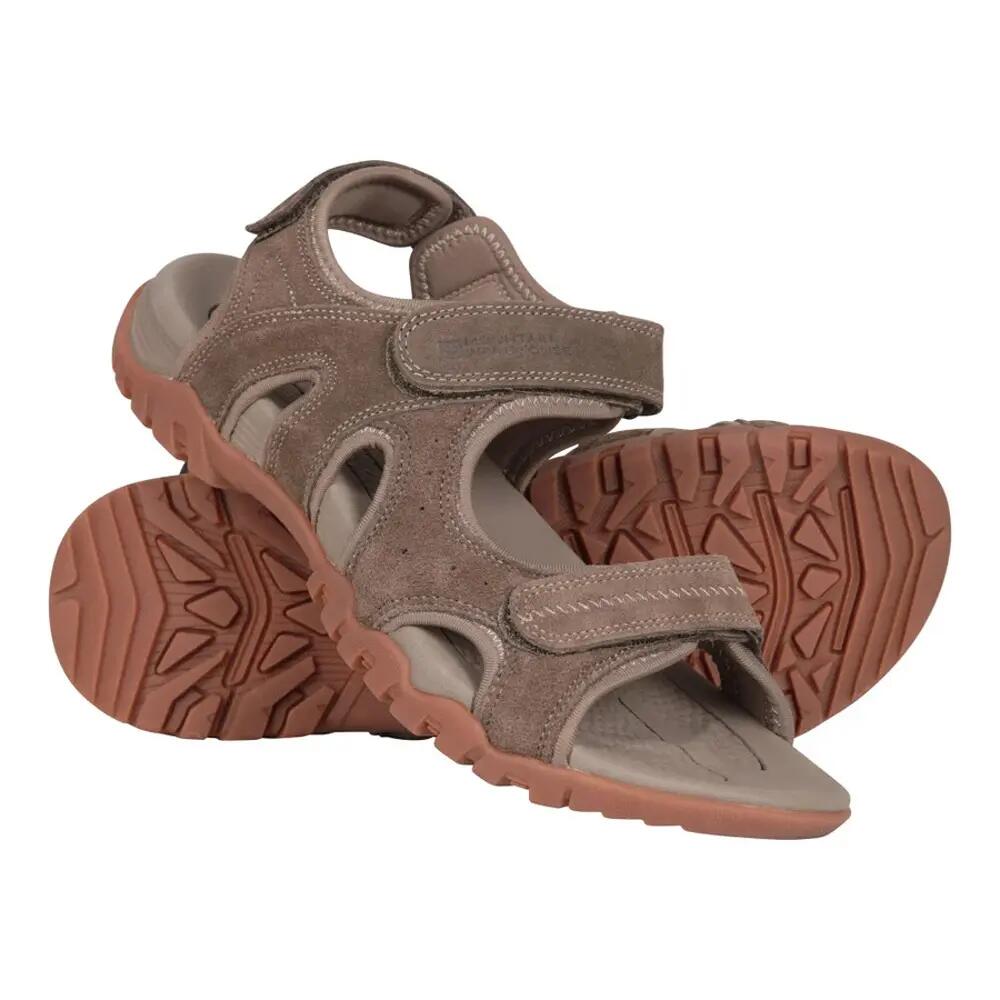 Sandali Pelle Scamosciata EscursionismoUomo Mountain Warehouse Rock Marrone 6/6