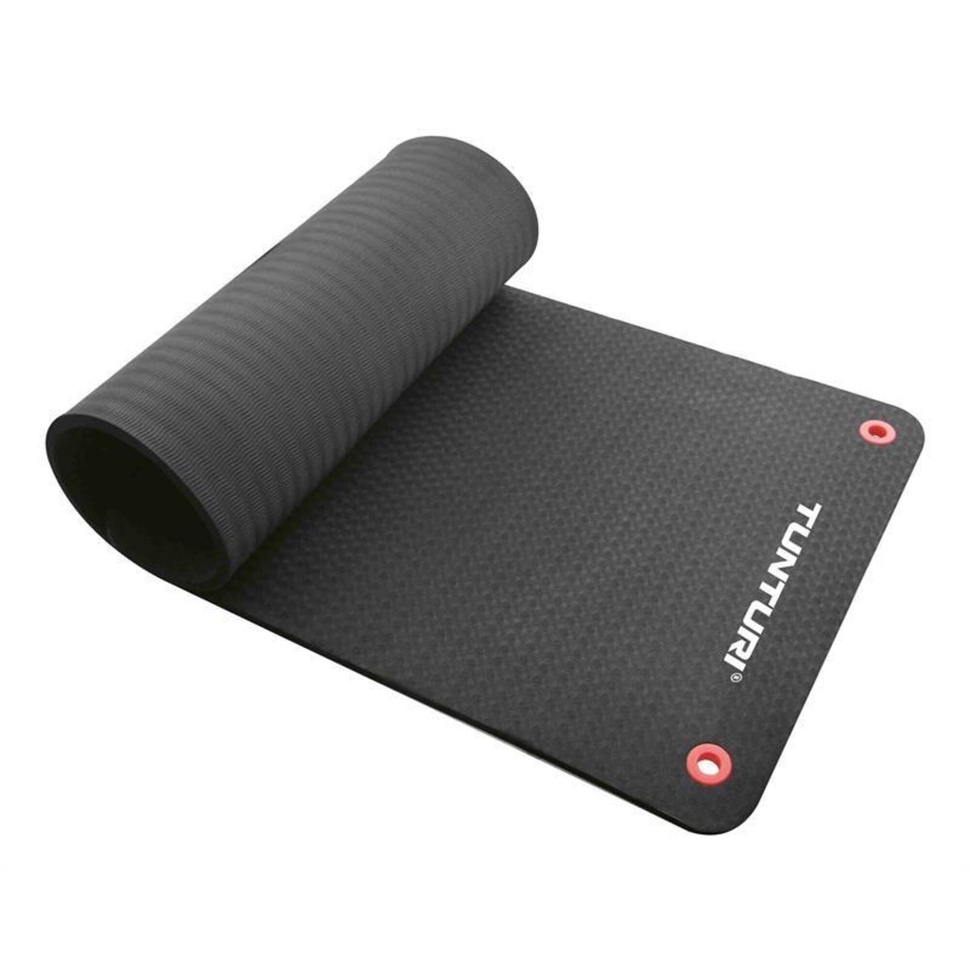 Matelas tapis fitness Pro 140cm noir