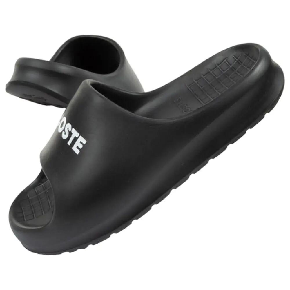 SlidersDonna Lacoste Serve Nero 6/7