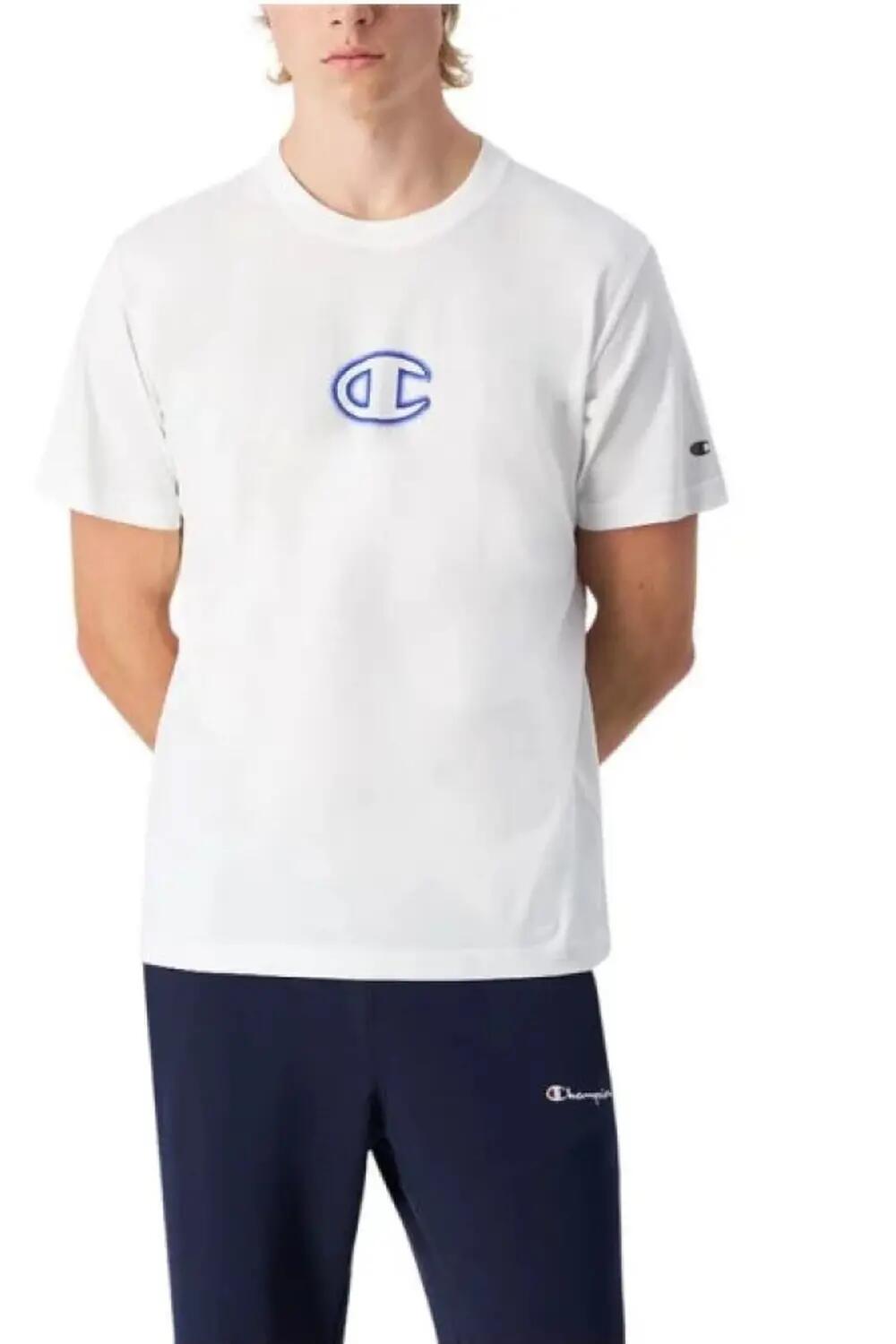 T-shirt Champion modelo 306988-WW001 para crianças unissex 4/4