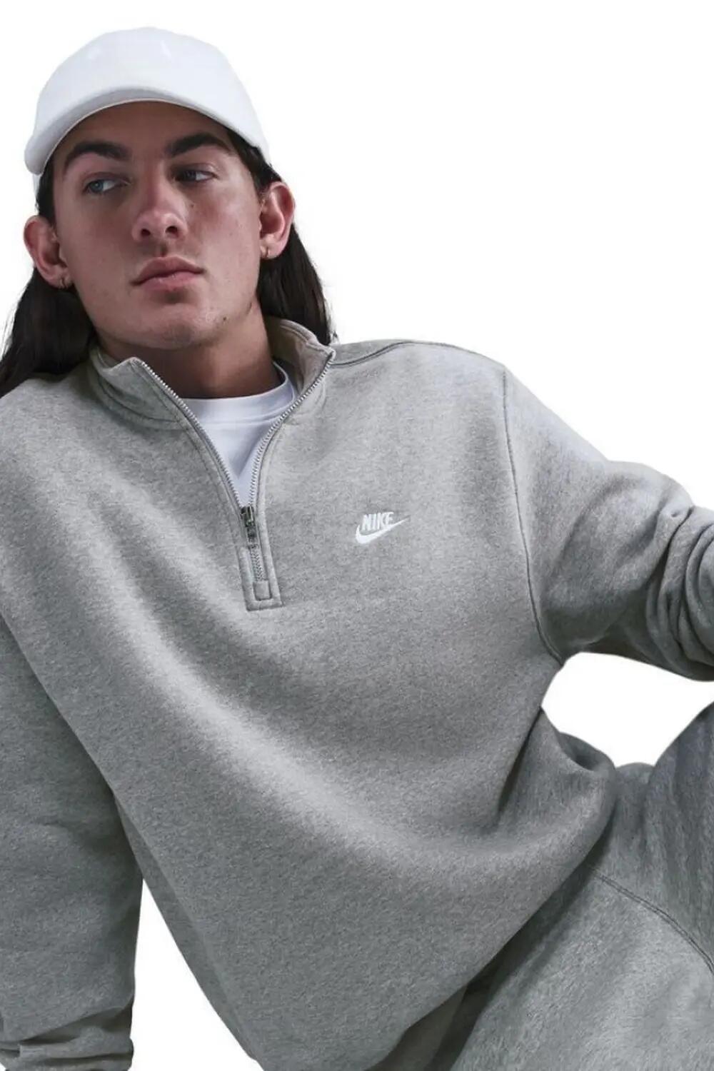 Sudadera con cremallera media Nike Club para hombre 3/3