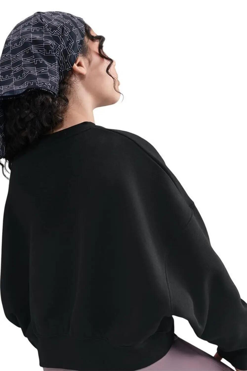 Sudadera corta de felpa para tendencias deportivas femeninas 2/3