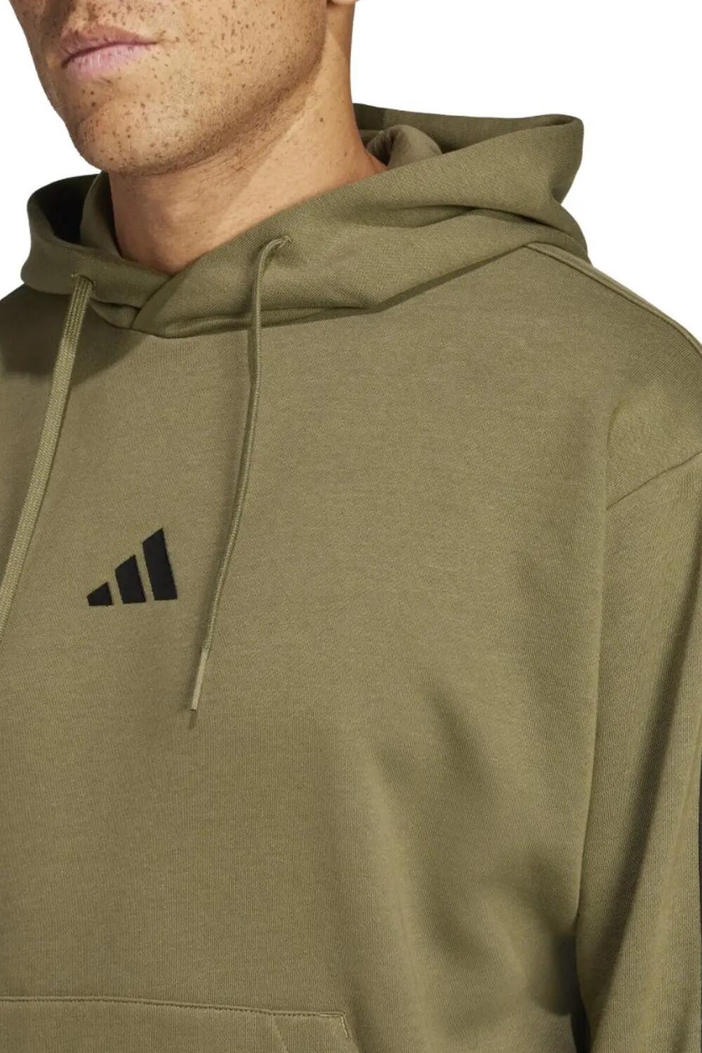 Sudadera con capucha de felpa Adidas M 3Stripes 2/4
