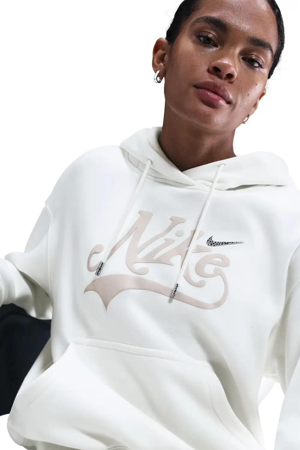 Nike W NSW Phoenix Fleece OS Shine sudadera con capucha 4/4