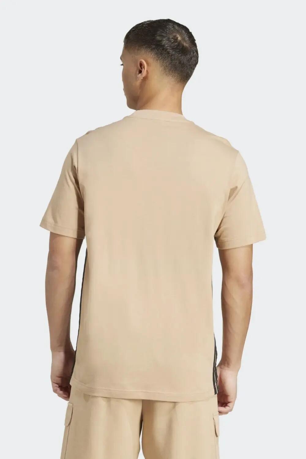 Camiseta de una sola capa con 3 franjas 3/4