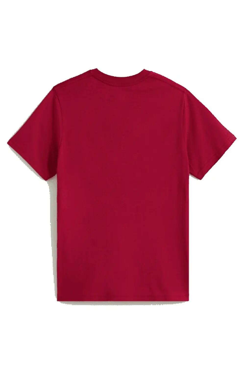 Camiseta clásica multicolor de Vans en color burdeos 2/5