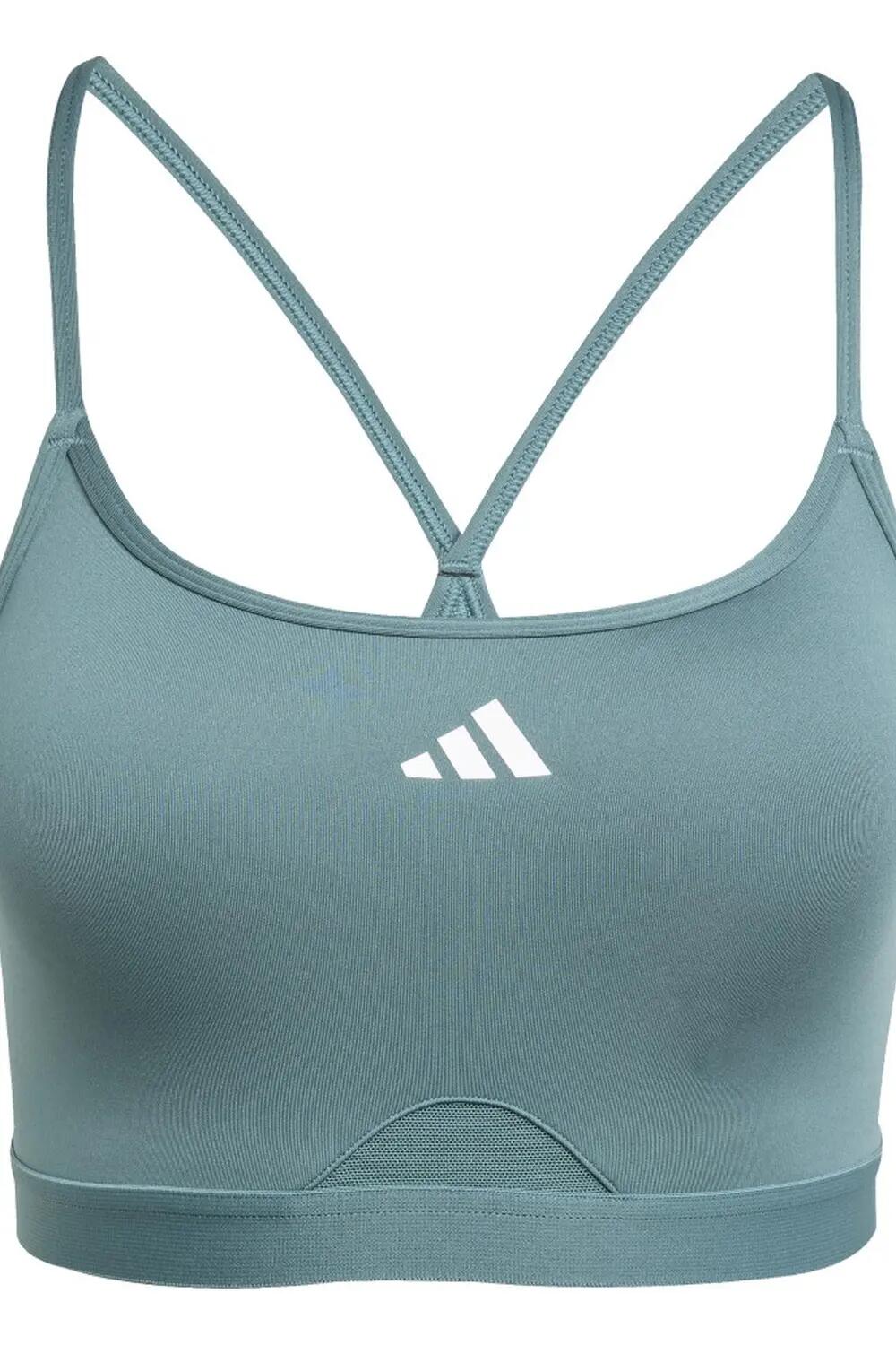 Brassière femme adidas AeroReact 3 Stripes 1/7