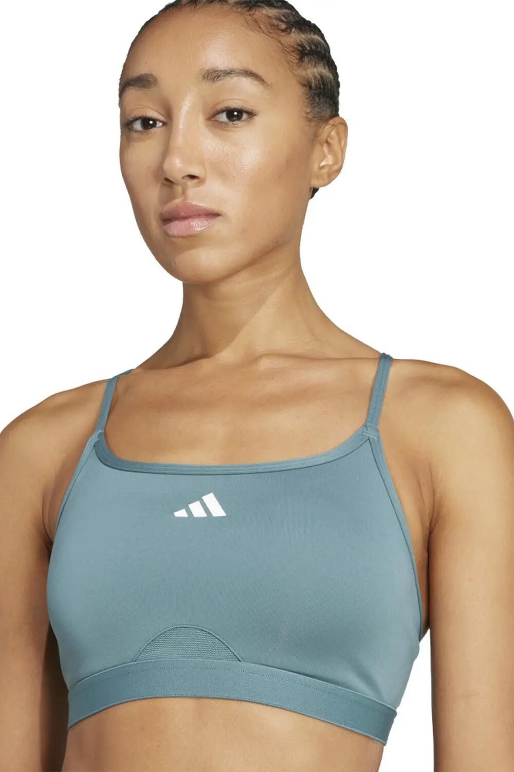 Brassière femme adidas AeroReact 3 Stripes 2/7