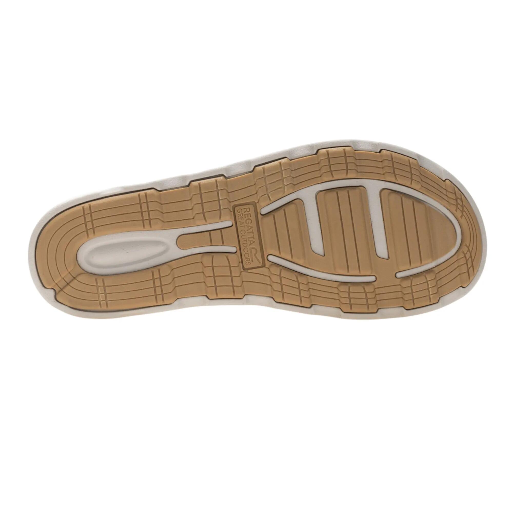 Sandales Motif/style Imprimé Léopard Et Uni CASSIE Femme (Beige Foncé Léopard) 6/7