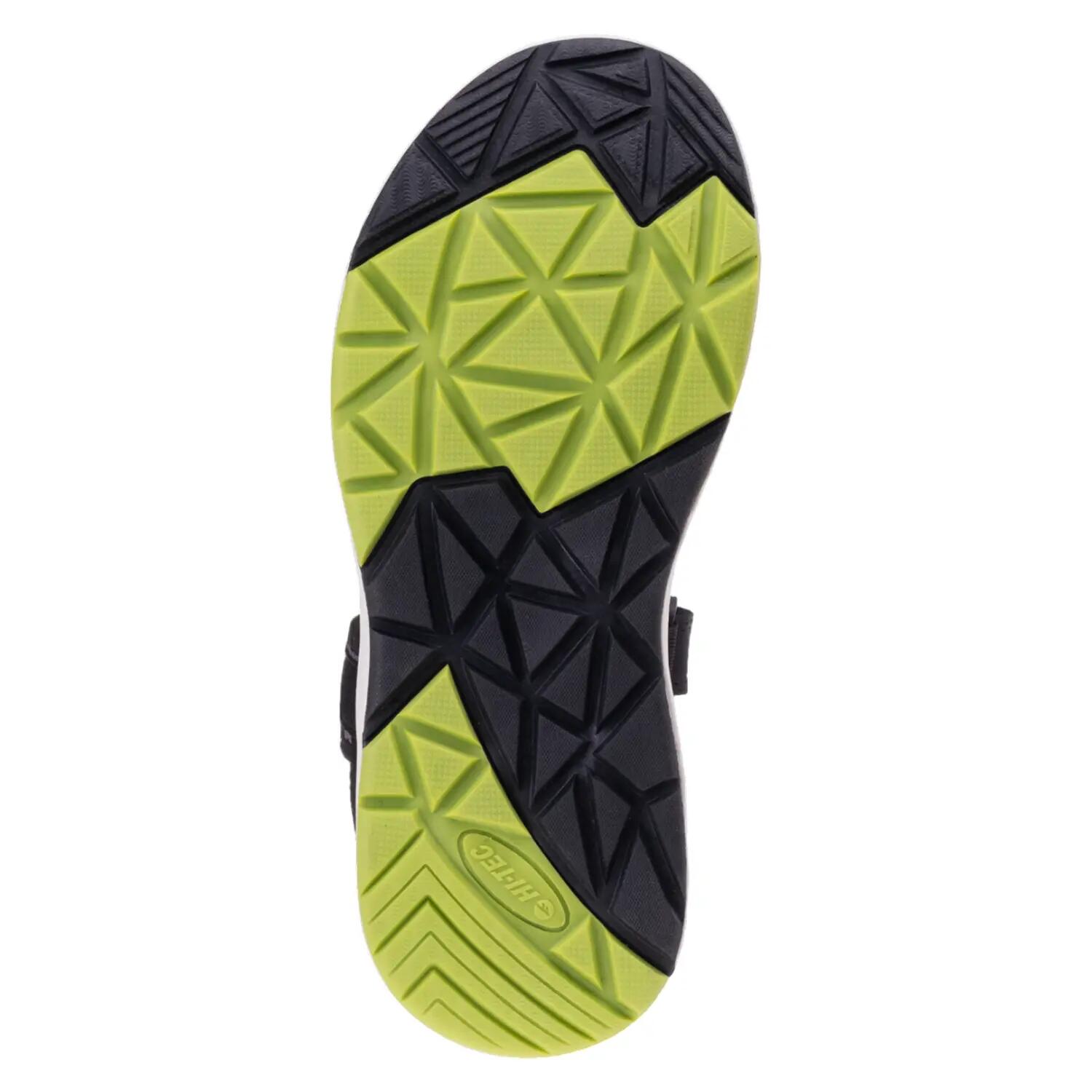 SandaliUomo Hi-Tec Tocel Nero Grigio Intermedio Lime 5/6