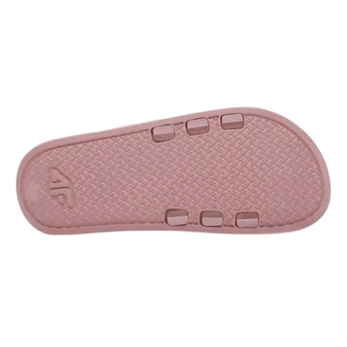 Chanclas F045A Diseño Logotipo para Mujer Rosa Oscuro 5/5