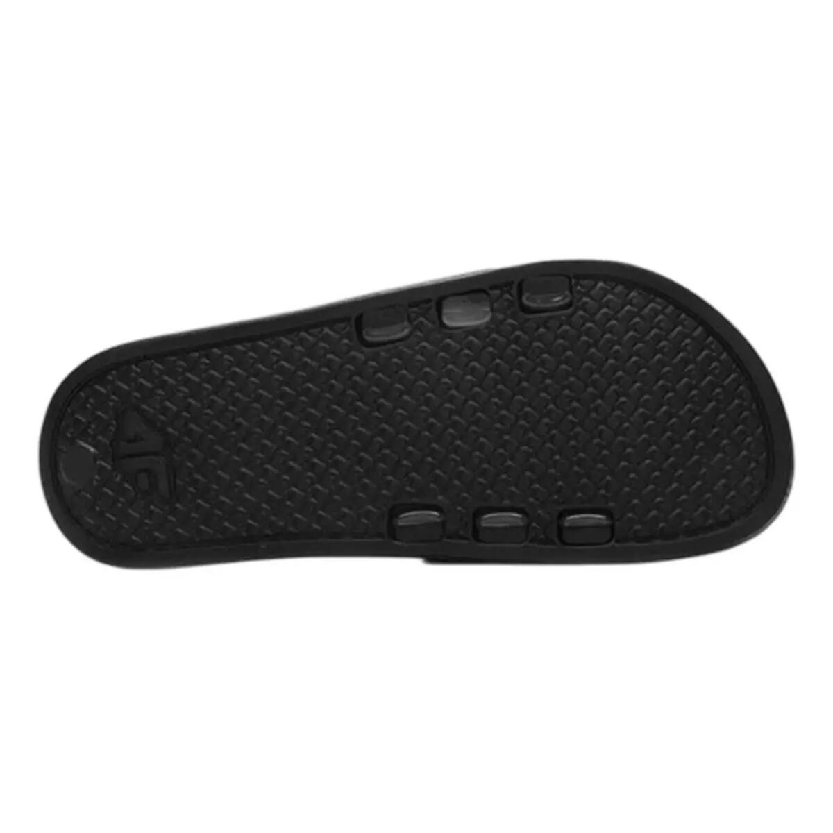 Chanclas F045A Diseño Logotipo para Mujer Negro 5/5