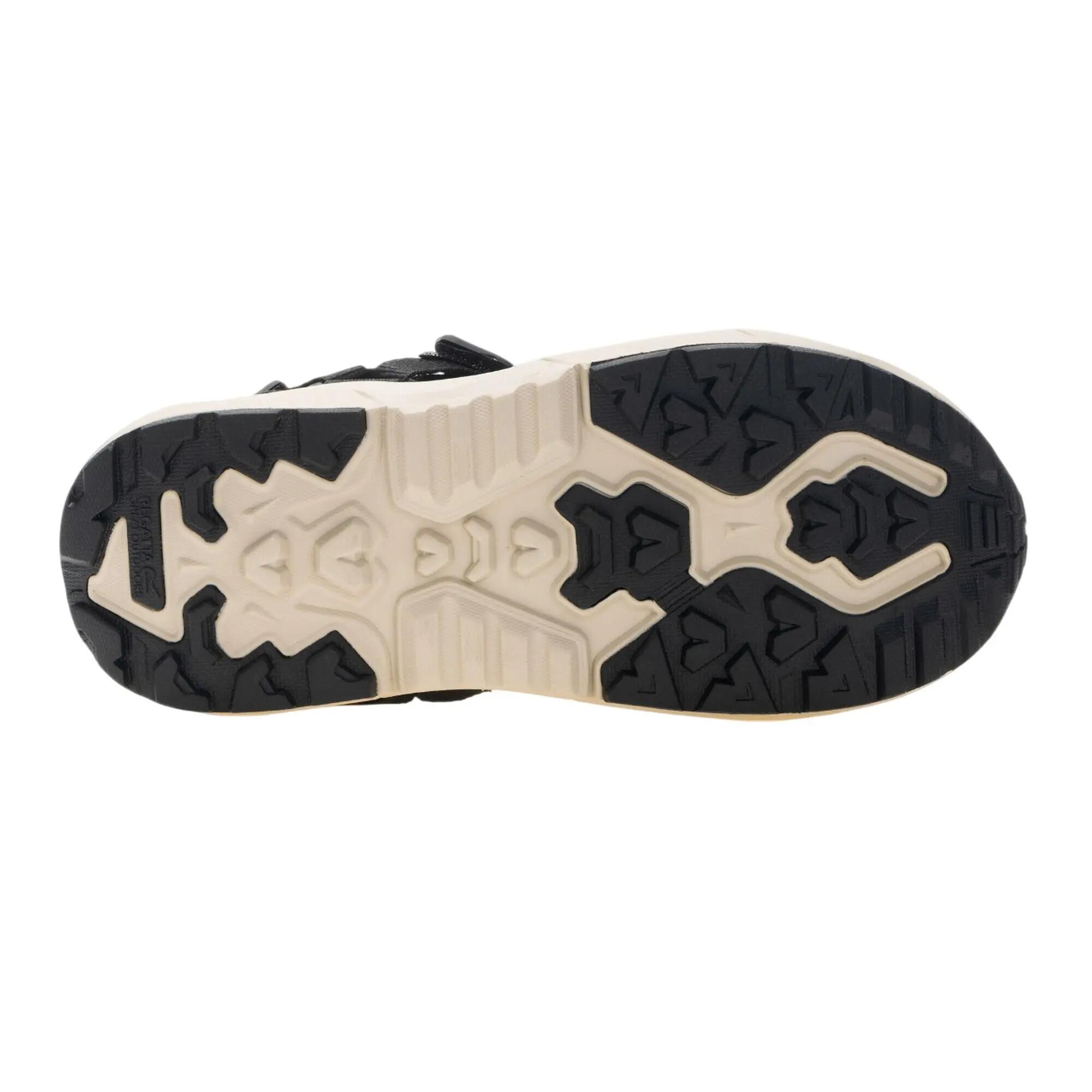 "Lito" Zebramuster Sandalen für Damen Schwarz/Weiß 7/7