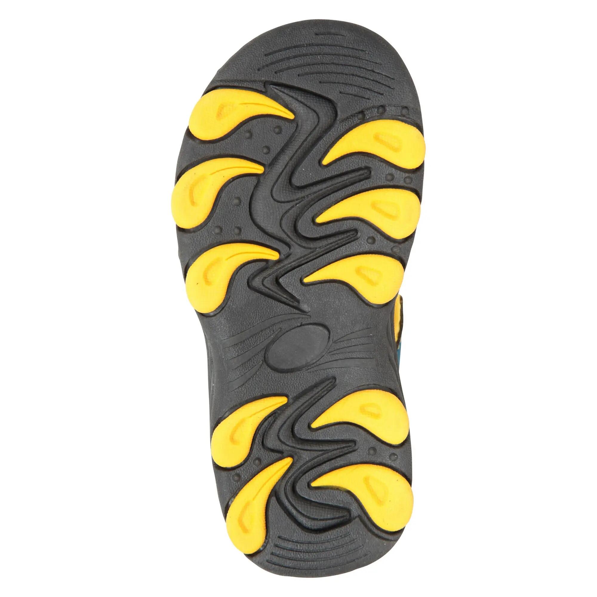 Childrens/Kids Pebble Sandals (Teal) 5/6