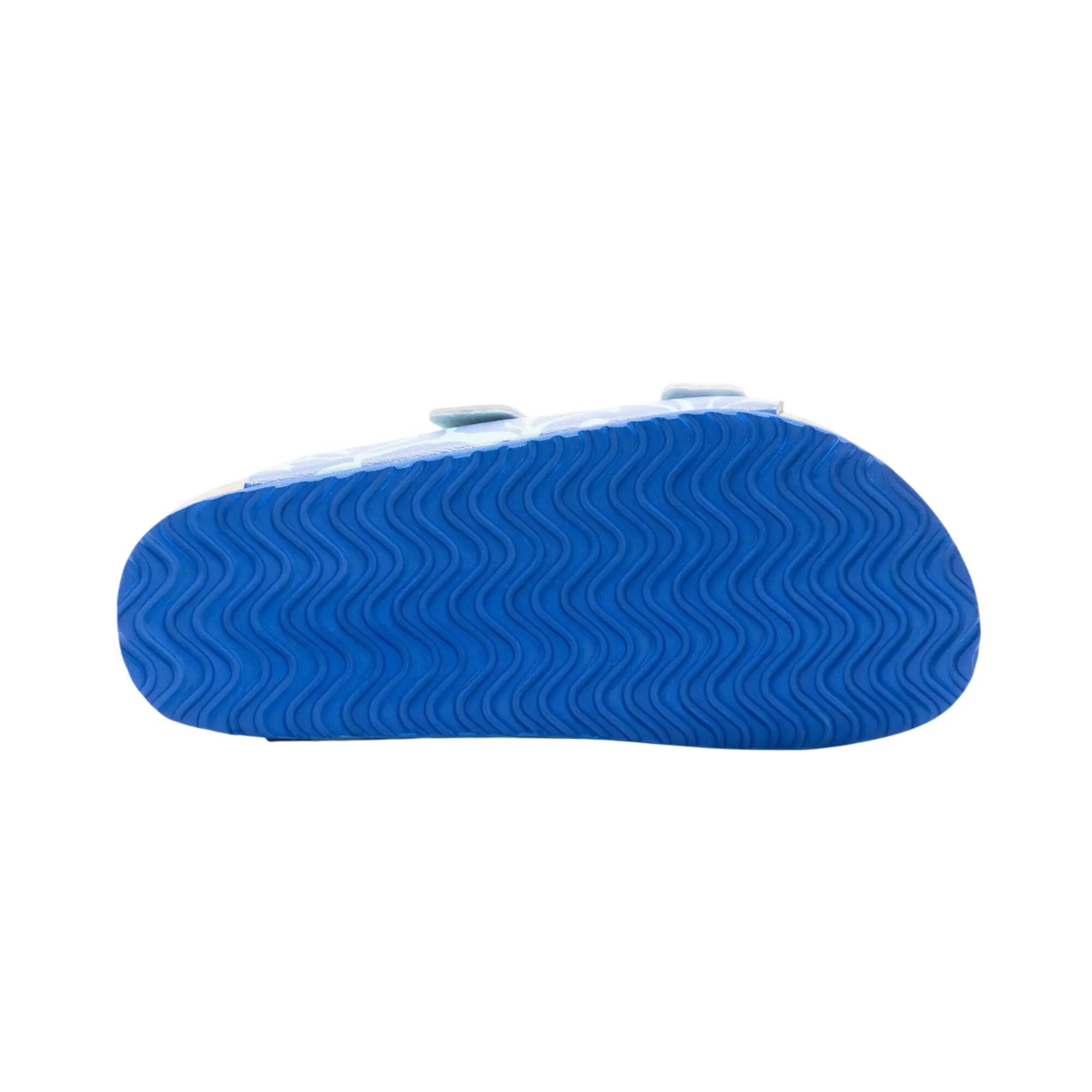 Sandales À Double Sangle Et Semelle Compensée MIA Enfant (Turquoise / Bleu Vif 7/7