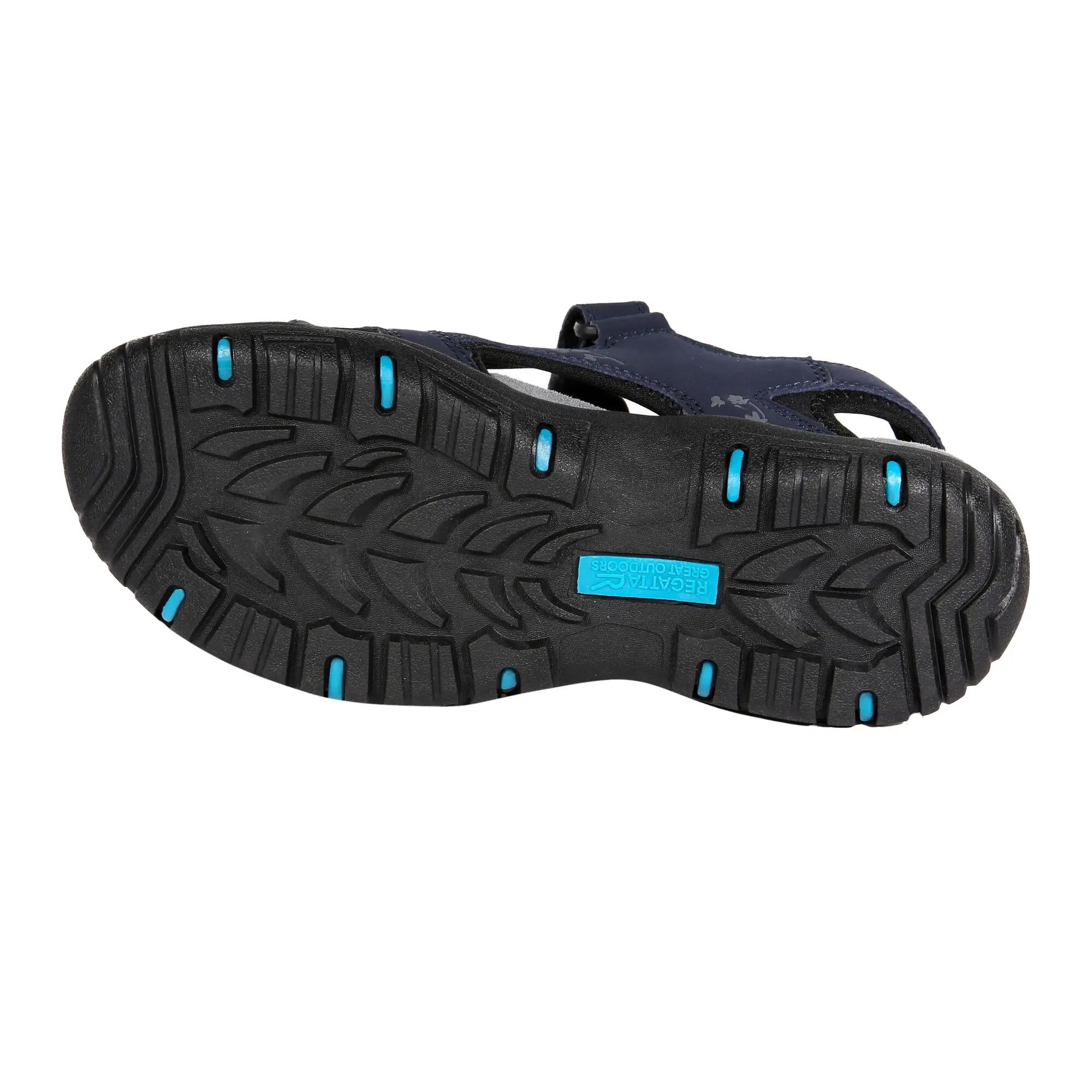 Vrouwen/dames Haris Sandalen (Marine / Zwart) 6/7