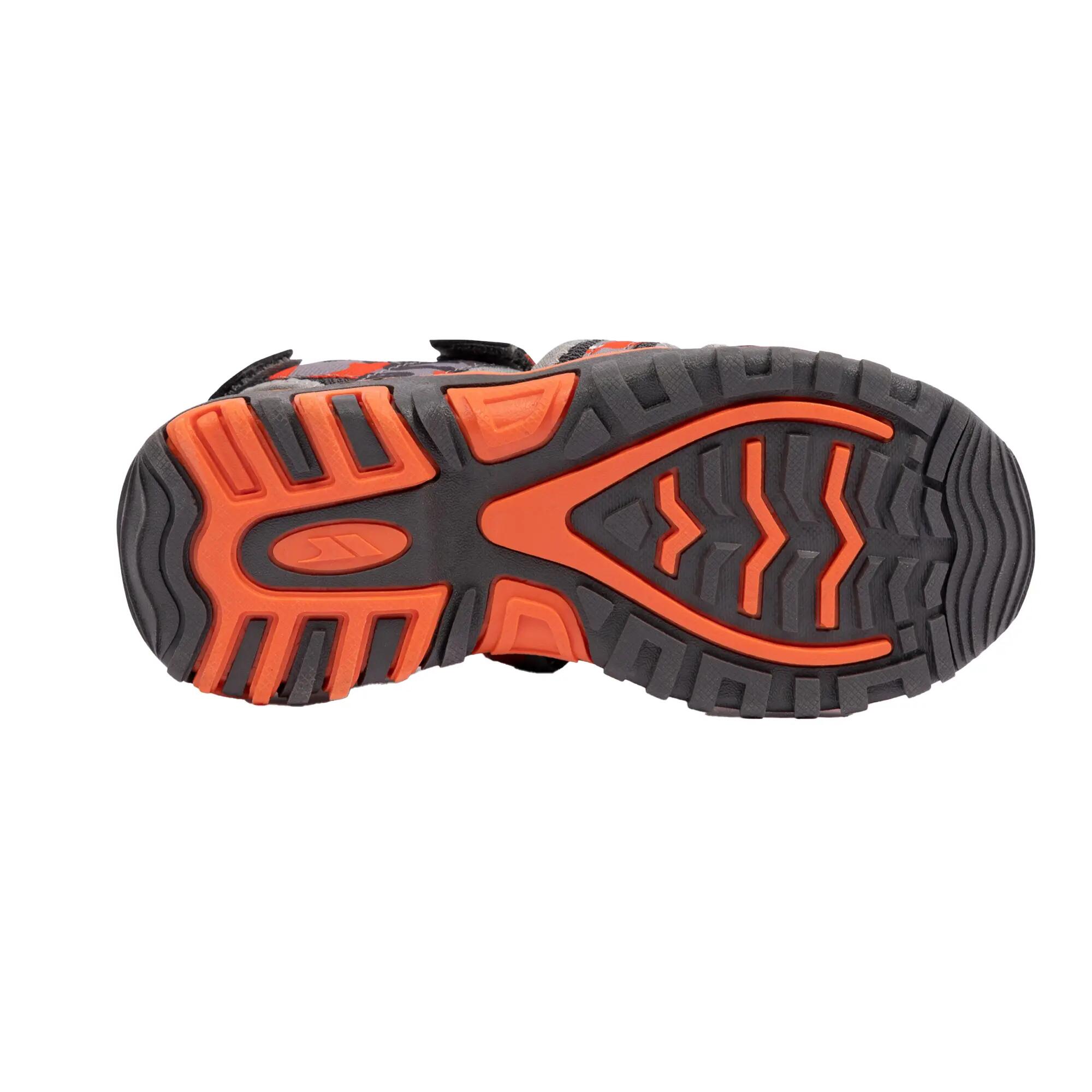 Sandales À Bout Fermé Motif/style Camouflage JAIME Enfant (Gris / Orange 7/7