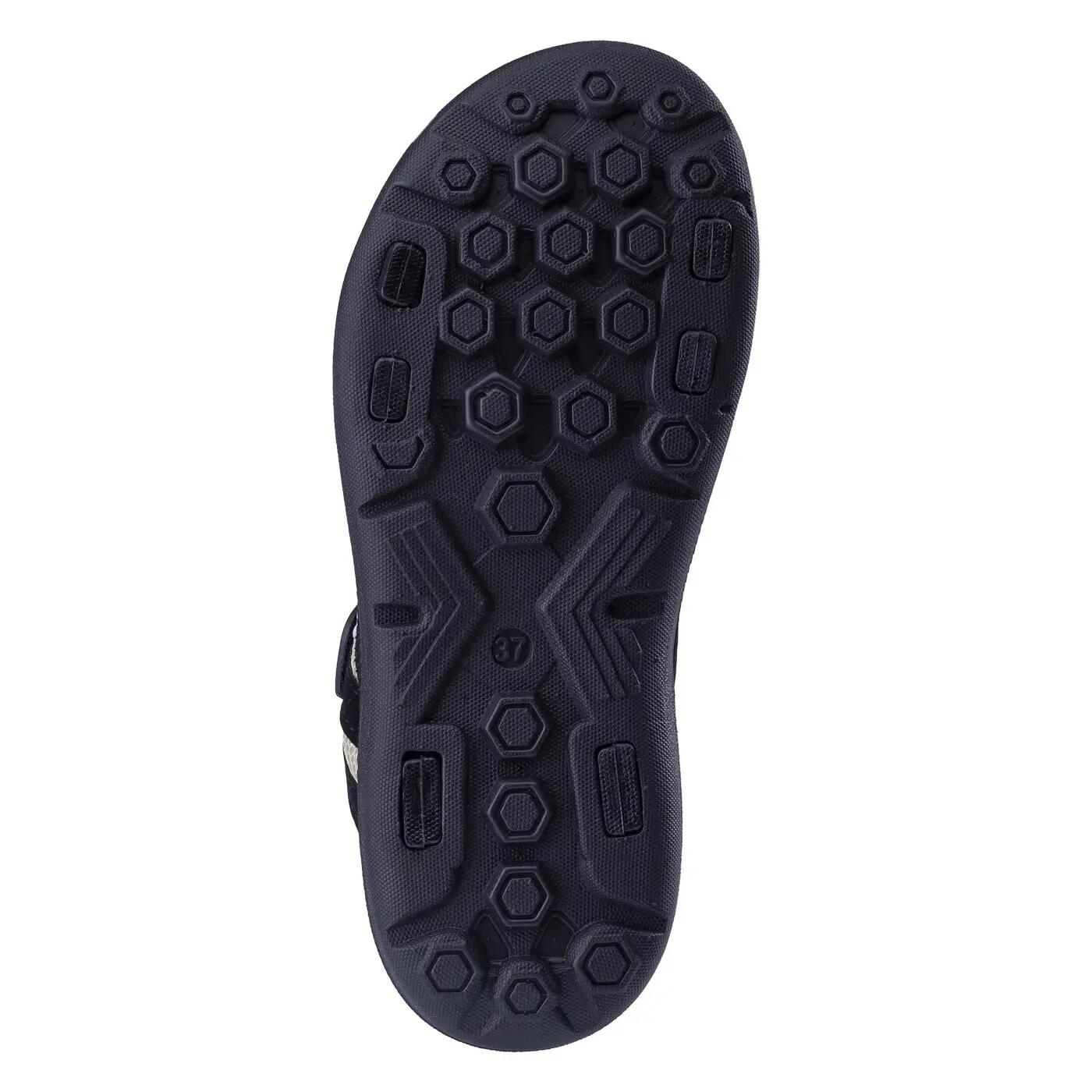 Dames Martibo sandalen (Zwart/Crème) 5/6